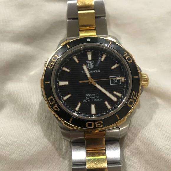 Tag hever aquaracer automatic sphera black dozen tone clock